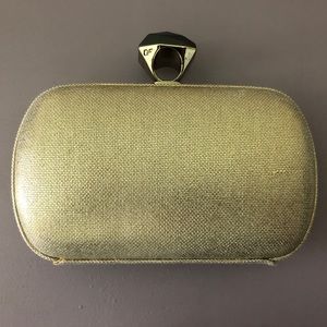 DVF Gold Clutch